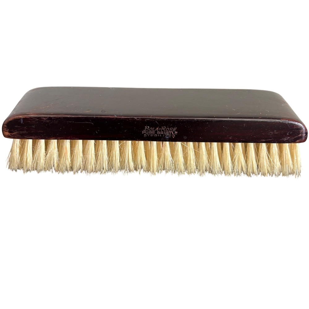 Vintage Hola-Rose Mohawk | USA Pure Bristle | Clothes Brush | Wood Handle‎